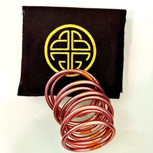 Rose Gold (Large) 9 bangles. Original All Weather Bangles from BuDhaGirl.